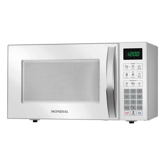 Imagem de Micro-ondas Mondial 34 Litros MO-02-34-W  1400W, Função Descongelar, Branco