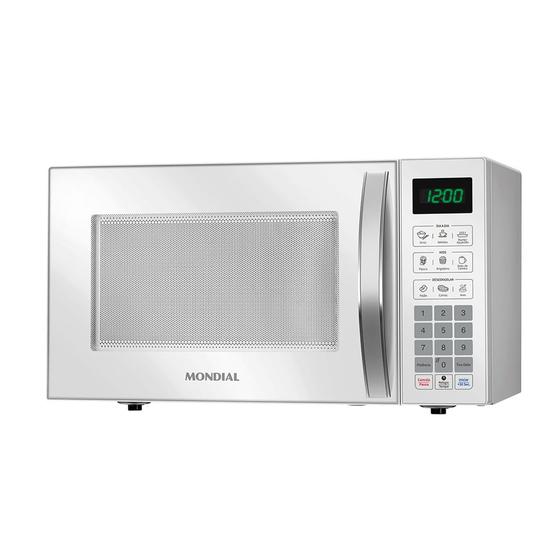 Micro-Ondas Mondial Branco 1400W MO-02-34-W Imagem de Micro-Ondas Mondial Branco 1400W MO-02-34-W