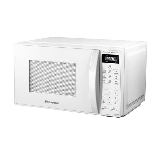 Micro-ondas Panasonic 21 Litros NN-ST25LWRUN, Branco Imagem de Micro-ondas Panasonic 21 Litros NN-ST25LWRUN, Branco