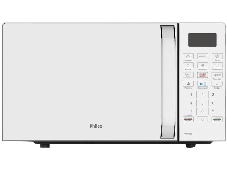 Imagem de Micro-ondas Philco 20L Multifunções Limpa Fácil PMO23BB Branco