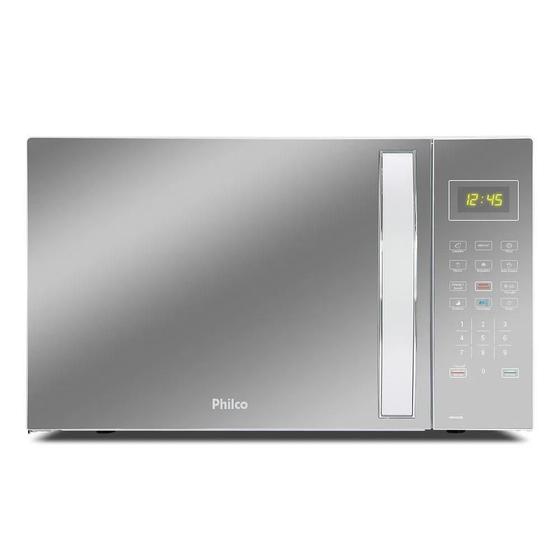 Micro-Ondas Philco Limpa Fácil 34L Espelhado Branco PMO34EB - 127V Imagem de Micro-Ondas Philco Limpa Fácil 34L Espelhado Branco PMO34EB - 127V