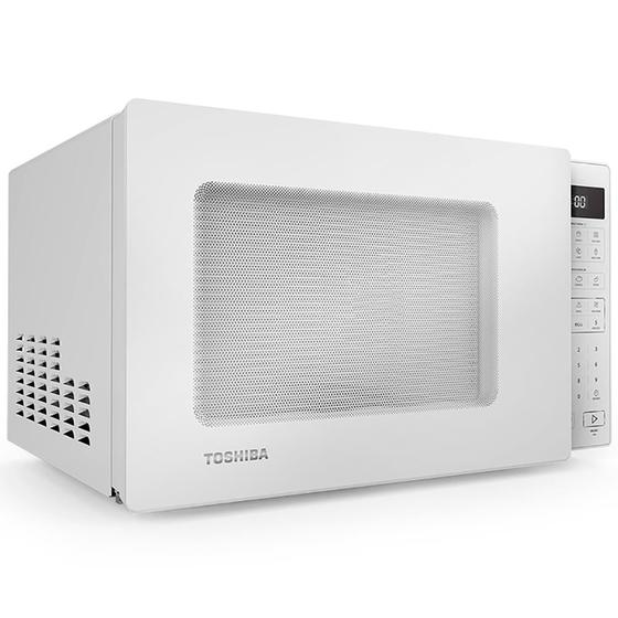 Micro-ondas Toshiba 27 Litros Smartplate Branco 127 Volts Menor preço em Micro-ondas Toshiba 27 Litros Smartplate Branco 127 Volts