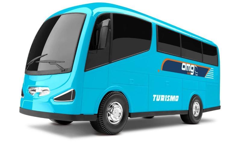 Imagem de Micro Onibus Micro Bus - Carrinho Infantil 28cm - Omg Kids