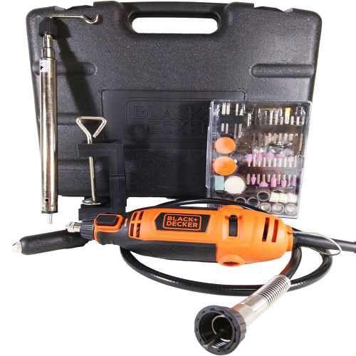 Micro Retifica 180w 220v Black e Decker RT18KA-B2 Menor preço em Micro Retifica 180w 220v Black e Decker RT18KA-B2