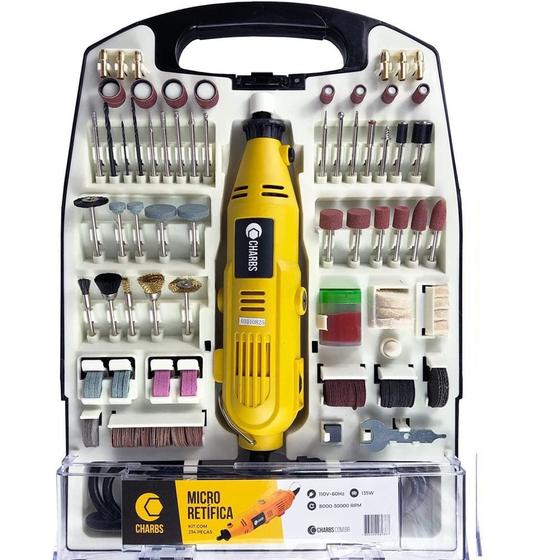 Micro Retífica Com 234 Acessórios E Maleta Ch2904-x Charbs Menor preço em Micro Retífica Com 234 Acessórios E Maleta Ch2904-x Charbs