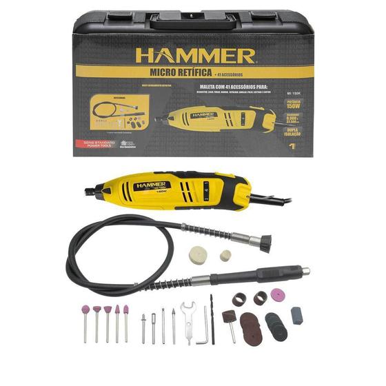 Micro Retífica Com Maleta Hammer 150W GYMI150K Menor preço em Micro Retífica Com Maleta Hammer 150W GYMI150K