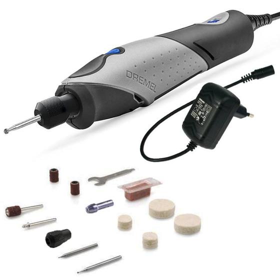 Micro Retífica Elétrica Stylo+ Bivolt com 11 Acessórios 2050-11 DREMEL Menor preço em Micro Retífica Elétrica Stylo+ Bivolt com 11 Acessórios 2050-11 DREMEL