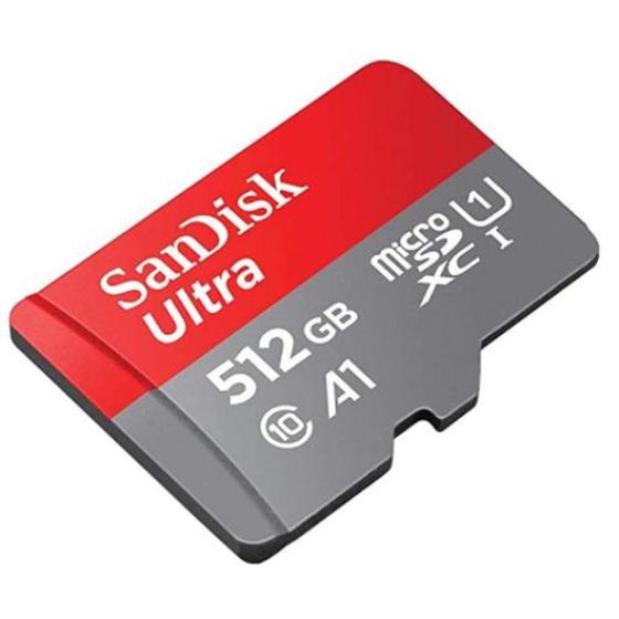 Micro sd Cartão de Memoria 512GB de armazenamento Sandisk Ultra Menor preço em Micro sd Cartão de Memoria 512GB de armazenamento Sandisk Ultra