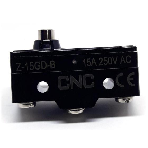 Imagem de Micro Switch Fim de Curso Z-15GD-B CNC - 49,6 x 23,7 x 17,6 mm - 30g - Velocidade 0,1mm a 1m/s