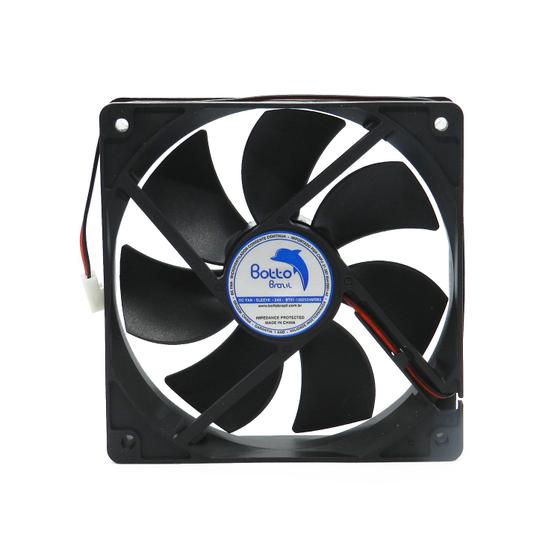 Imagem de Micro Ventilador Cooler Ventoinha 120x120x25 Mm Fan 24v Dc Mini 12 cm Sleeve Bucha Brushless MS