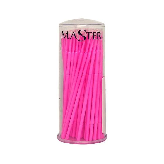 Imagem de Microbrush Bastão Rosa Master para Extensão de Cílios 100un