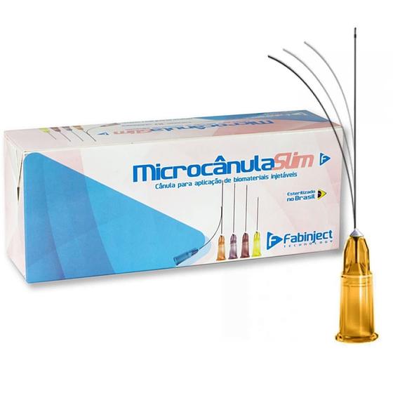 Imagem de Microcânula Slim Fabinject 25G-38 0.50x38mm - 10 unidades