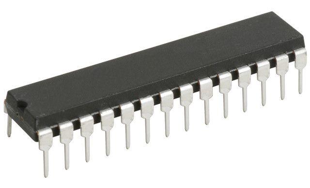 Imagem de Microcontrolador PIC16LC62B-04/SP DIP28 Slim - Microchip - Cód. Loja 4380