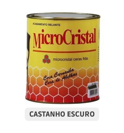 Imagem de Microcristal  castanho escuro - cera carnaúba com cera de abelha impermeabilizante - microcristal - 380g