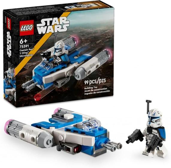 Imagem de Microfigher Ywing Do Capitao Rex Star Wars - Lego 75391