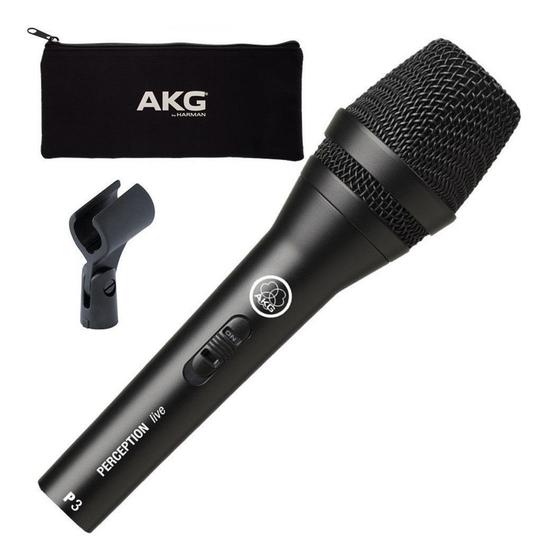 Imagem de Microfone AKG P3S Perception com chave On off