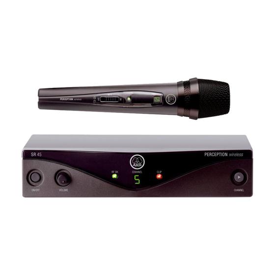 Imagem de Microfone akg pw 45 vocal v-set de mão com 1 bastão