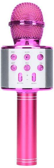 Imagem de Microfone Bluetooth Karaokê Sem Fio Rosa Escuro