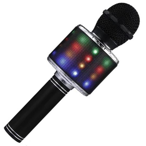 Imagem de Microfone Bluetooth Karaoke Youtuber Gravador Com Som Ws-858