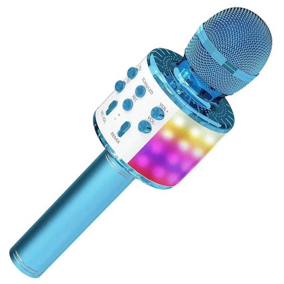 Imagem de Microfone Bluetooth Karaoke Youtuber Gravador Com Som Ws-858