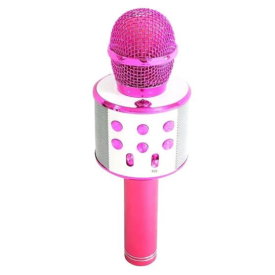 Imagem de Microfone Bluetooth Rosa