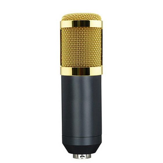 Imagem de Microfone com fio BM-800 com suporte de choque para karaokê - preto