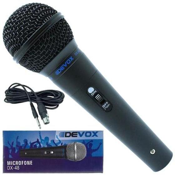 Imagem de Microfone Com Fio De Mão Devox Dx-48