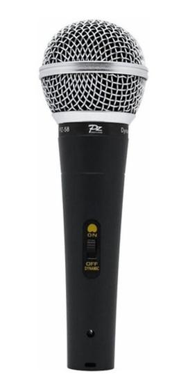 Imagem de Microfone Com Fio De Mao Tipo Sm58 Com Cabo Pz58 Pz Audio