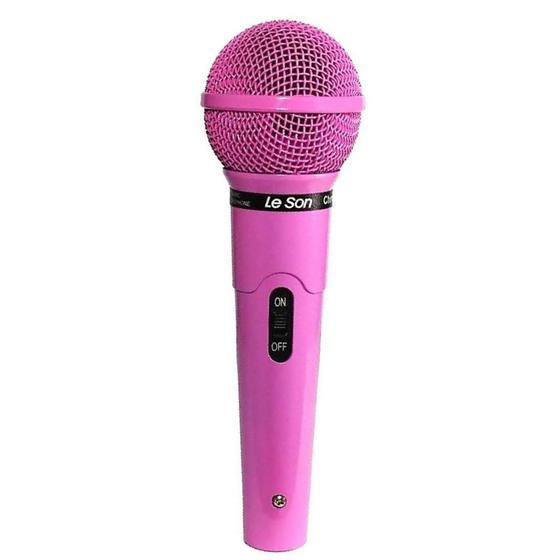 Imagem de Microfone com Fio Rosa Profissional MC-200 P10 - Leson 2AM00200R