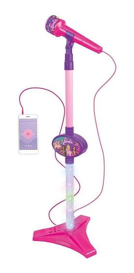 Imagem de Microfone Com Pedestal Dreamtopia Barbie - Fun 576 Rosa