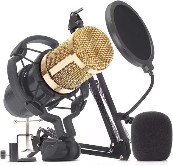 Imagem de Microfone Condensador Articulado Kit Profissional E Estúdio