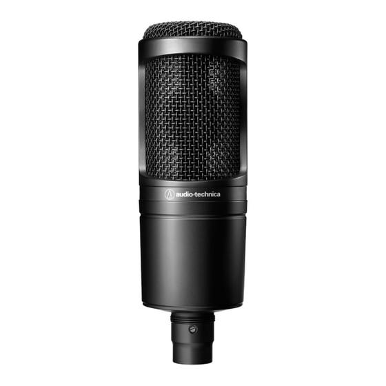 Imagem de Microfone Condensador Audio Technica AT2020