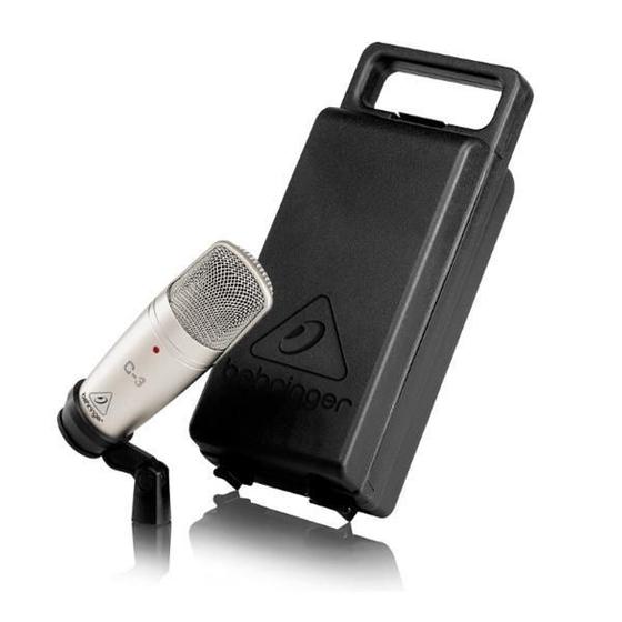 Imagem de Microfone Condensador Behringer C3 Duplo Diafragma - Ac0375
