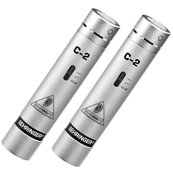 Microfone Condensador C-2 Duplo Behringer Menor preço em Microfone Condensador C-2 Duplo Behringer