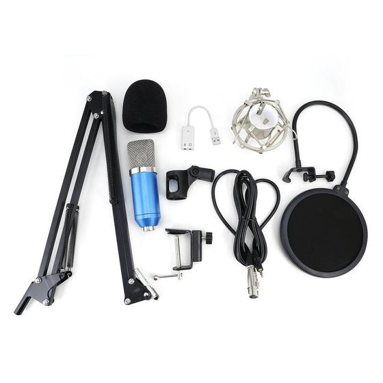 Imagem de Microfone Condensador com Fio para Estúdio - Gravação de Áudio Profissional