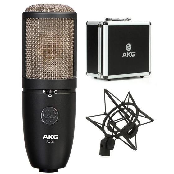 Imagem de Microfone Condensador Perception P420 Com Case e Aranha