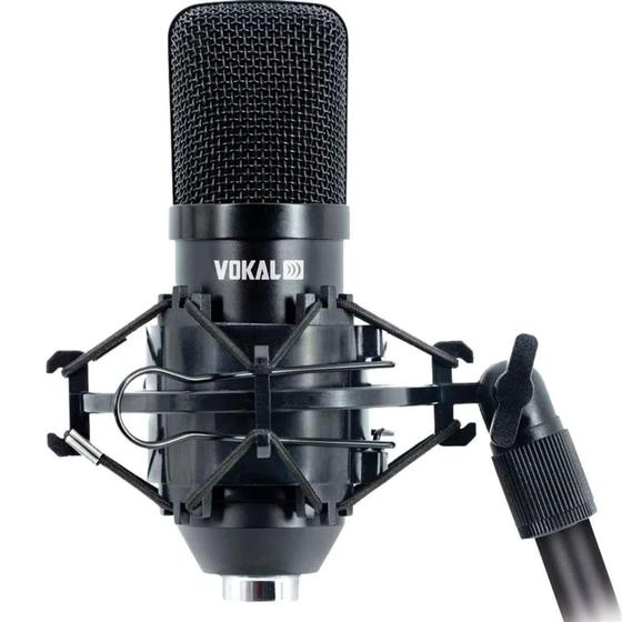 Imagem de Microfone Condensador XRL Vokal SV80X Gravação Estúdio Streaming e Podcast