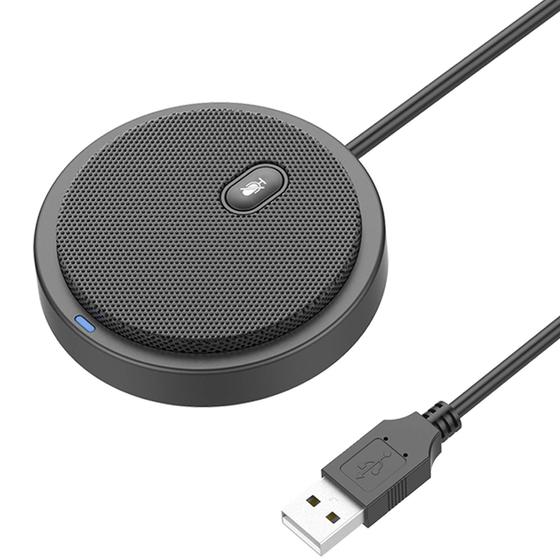 Imagem de Microfone de Conferência USB Bonke 360° Omnidirecional - Atualizado