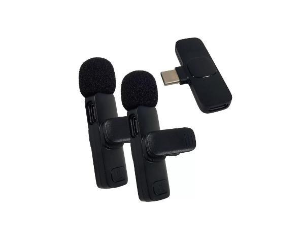 Imagem de Microfone de lapela k9 duplo original - k9 wireless microphone