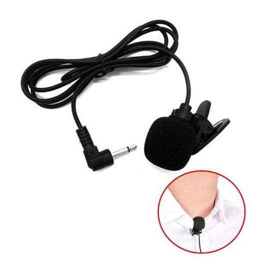 Imagem de Microfone de Lapela KNUP MIC0028 - Conector 3.5mm - com Filtro Destacável e Clip para Fixação