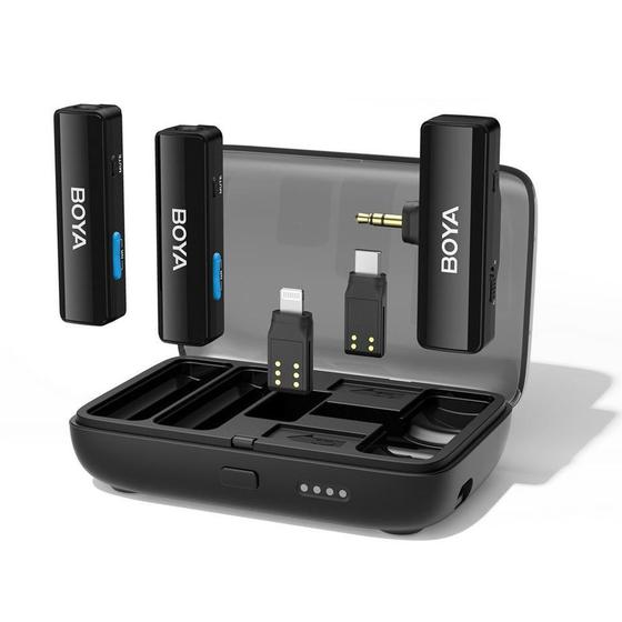 Imagem de Microfone de Lapela sem fio BOYA Link para iPhone, iOS, Android e DSLR