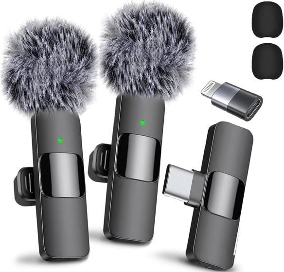 Imagem de Microfone de lapela sem fio Mini Mic Pro 2024 para iPhone