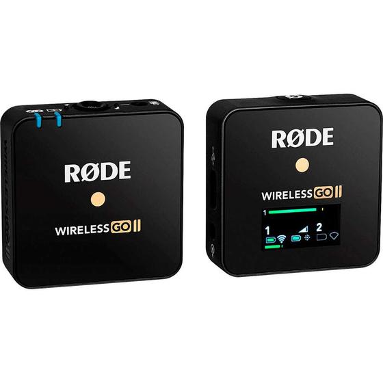 Imagem de Microfone de Lapela Sem Fio Rode Wireless GO II Simples Compact Preto