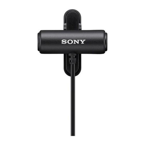 Imagem de Microfone de Lapela Sony ECM LV1 - Estéreo de Alta Qualidade