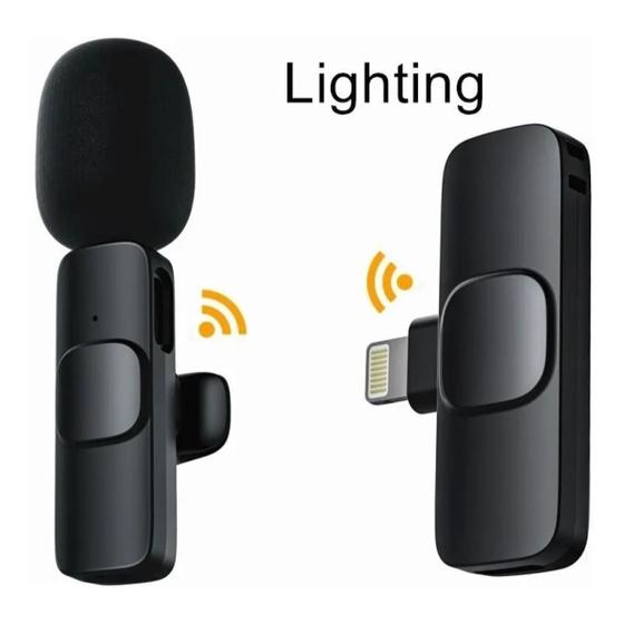 Imagem de Microfone de Lapela  Wireless Conector Lightning MIC-30074 K9