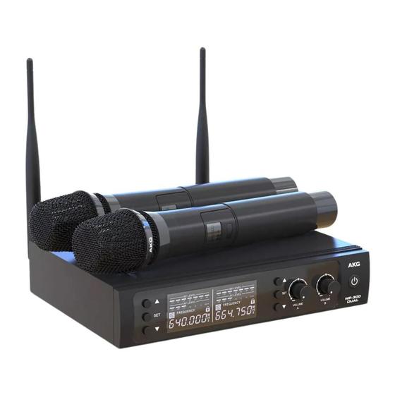 Imagem de Microfone de Mão Duplo AKG sem Fio WP300 DUAL
