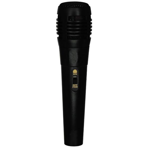 Imagem de Microfone de Mão Karaokê com Cabo Completo