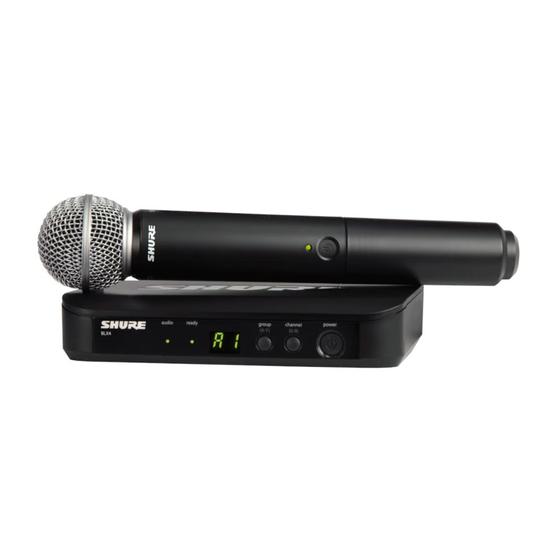 Imagem de Microfone de Mão Sem Fio BLX 24BR/SM58 J10 - SHURE