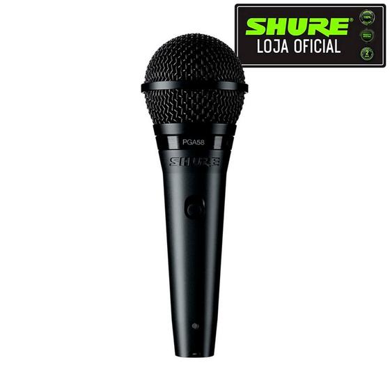Imagem de Microfone de Mão Shure PGA58-XLR Com cabo XLR