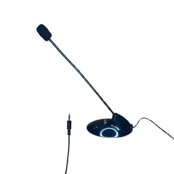 Imagem de Microfone de mesa  Multimídia P2 Para Computador Pc